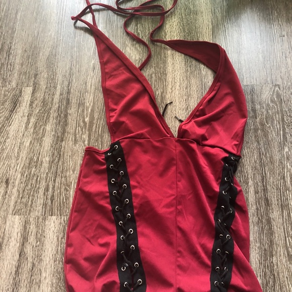 Sexy lace up Romper - Picture 2 of 2